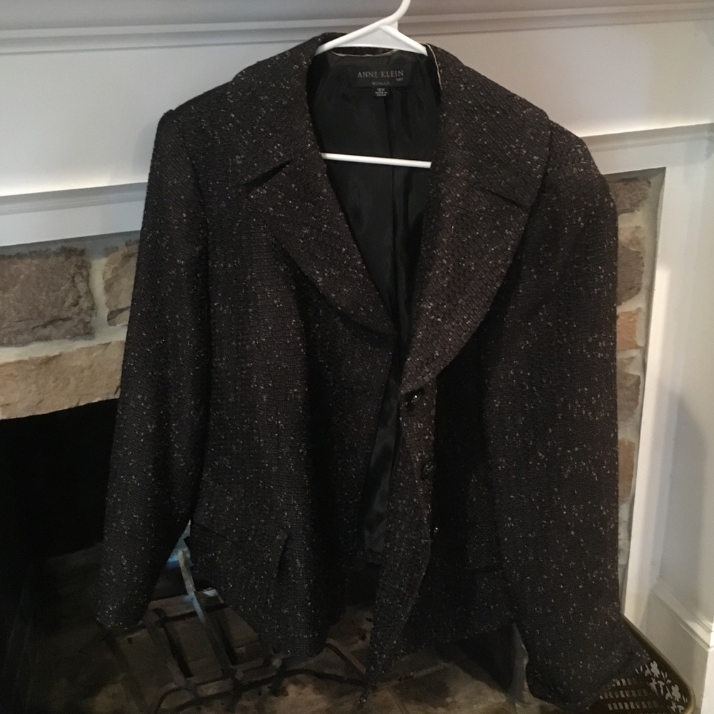 Anne Klein Tweed Suit Jacket